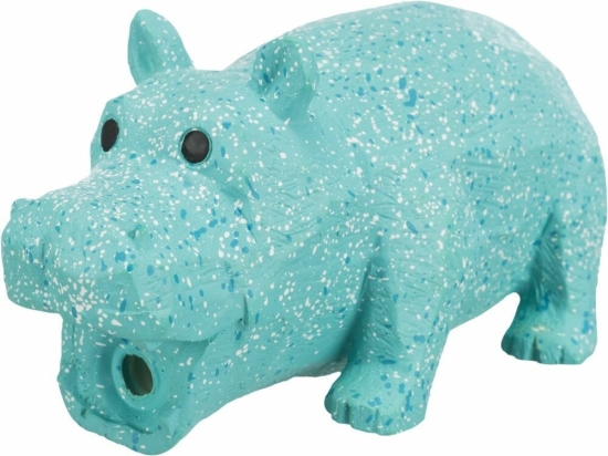 Hippo, latexový hroch s výplní, se zvukem, vzhled kámen, 15cm