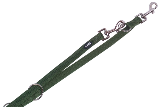 Nobby SOFT GRIP vodítko přepínací S 200cm / 15mm vojenská zelená