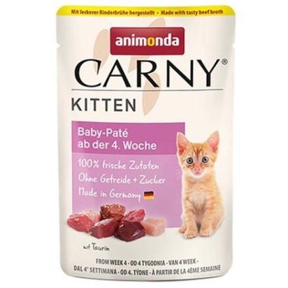 Carny Kitten 85 g Baby Paté, kapsička pro koťata